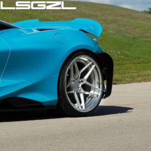 LSGZL Gesmede 2-delige Diep Concave Velgen 5x114.3 5x120 5x130 5x127 17 18 20 21 22 24 26 Inch Autovelgen voor Mercedes Audi BMW - Product Image 3