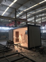Cabane préfabriquée en conteneur pour usage domestique