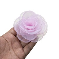 Op maat gemaakte 8cm Meteor Yarn Burning Edge DIY trui jurk bruids bruiloft afstudeerjurk accessoires hoge kwaliteit bloemdecoratie