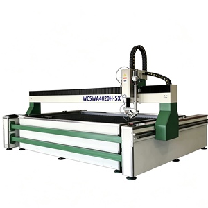 Machine de découpe à jet d'eau haute pression 4200 bars, 4x2m, CNC 3 axes, 37kW, 380V pour acier, marbre, céramique - Product Image 6