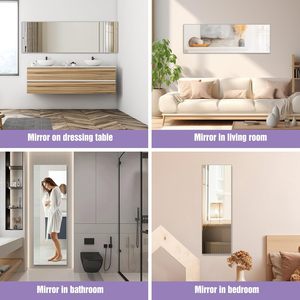Espejo Acrílico Moderno Irrompible en Oferta, Adhesivo de Pared sin Marco, Personalizable, Impermeable, Decoración para Baño - Product Image 6