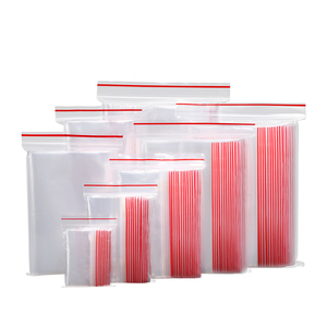 Hot Selling Clear Grip Self Press Seal Zip Lock Plastic <strong>Bags</strong> Small <strong>Ziplock</strong> <strong>Bags</strong> - Product Image 1