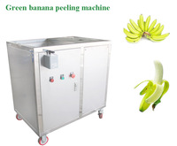 Gloednieuwe, zeer efficiënte elektrische automatische bananen schil- en snijmachine voor fruitverwerking