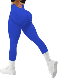 Leggings de Yoga sin Costuras para Mujer al por Mayor, Leggings Deportivos con Efecto <span class=keywords><strong>Push</strong></span>-<span class=keywords><strong>Up</strong></span> y Cintura Alta para Gimnasio - Product Image 5