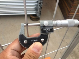 Nhà Máy Giá Hot nhúng mạ kẽm Úc tạm thời xây dựng hàng rào Bảng điều chỉnh Úc tạm thời hàng rào - Product Image 6