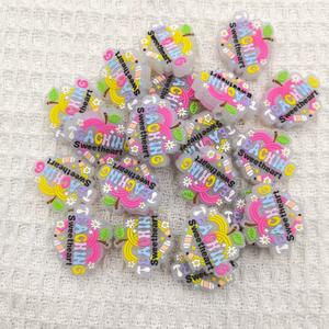 ลูกปัดซิลิโคนรูปแอปเปิ้ลสำหรับปากกา ปลอดสาร BPA เกรดอาหาร ผลิตตามสั่ง ขายส่ง - Product Image 6