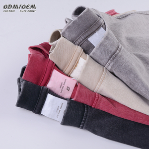 Maglietta da uomo di alta qualità senza maniche Vintage con lavaggio acido T-Shirt 100% <span class=keywords><strong>cotone</strong></span> personalizzato oversize gilet Casual - Product Image 4