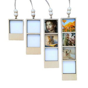 Wooden Photo <b>Frame</b> Hanging DIY Home Decoration Vertical Rectangular MDF Wall <b>Mount</b> Thermal Transfer Printing Personal Gift - Product Image 5