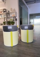 Easy store – panneau chauffant rond pliant, chauffe-pieds électrique, usage intérieur, chauffage des pieds, couverture isolante
