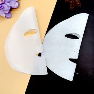 Máscara facial de biocelulose, material para máscara facial seca, fermentação de coco, fabricante de máscara facial de gelatina de coco