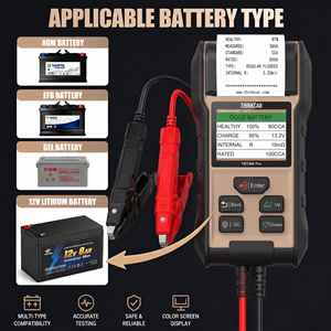Probador de Baterías Automotrices THINKCAR TBT360PRO 12V 24V con Impresora Integrada, Analizador de CCA, SOH y SOC para Baterías <span class=keywords><strong>AGM</strong></span>, EFB, Plomo-Ácido y Litio - Product Image 2