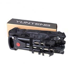 ขาตั้งกล้องแบบพับได้ Yun Teng Heavy Duty พร้อมล้อ 3 ล้อ อุปกรณ์ถ่ายภาพแท้จากโรงงาน ขาตั้งกล้องแบบมีล้อเลื่อน Yunteng VCT-9 - Product Image 1