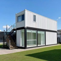 Maisons préfabriquées modulaires extensibles de style moderne, imperméables, en conteneurs, 20ft, 30ft, 40ft, en kit, avec un excellent service