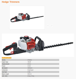 Cortasetos Profesional de Doble Tijera a Gasolina de 0.65kW 0.9KW 1E32F/1E34F Richope/Patelo 650MM HT230A HT260A para Uso Industrial y Bricolaje - Product Image 2