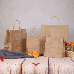 kraft restaurante embalaje bolsas de papel personalizado fsc comida para llevar bolsa de papel con su propio logotipo - Product Image 2