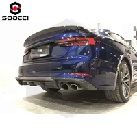 Diffuseur arrière en fibre de carbone ABT Style S5 A5 pour Audi S5 B9 A5 Sport SLINE Kit de carrosserie de pare-chocs arrière 2017-2019