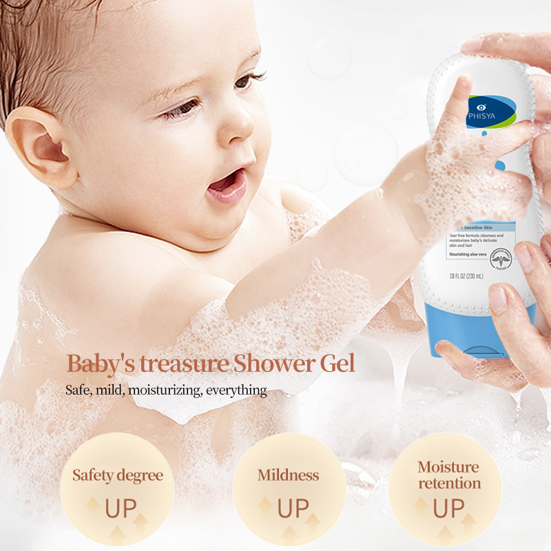 ORANGLES Private Label Wholesale Baby Wash & Shampoo – Mild Tear-Free 2-in-1 Cleanser for Sensitive Baby Skin - detailed closeup view - Image 3 of 4 | great for travel | Texas | Free Shipping ORANGLES