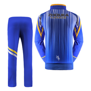 <span class=keywords><strong>La</strong></span> profundidad de diseño de <span class=keywords><strong>manga</strong></span> larga Club chándal de entrenamiento de fútbol chándal - Product Image 3