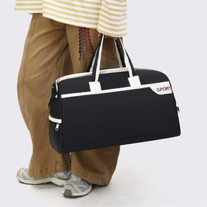 Wholesale Fashion Unisex Waterproof Shoe Space Duffel Travel <b>Bag</b> Zipper Closure Portable <b>Large</b> Capacity Two Straps Light Weight - Product Image 2