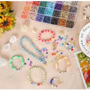 Gran Set de 84 Colores, Más de 13000 Cuentas de Arcilla Polimérica con Letras del Alfabeto para Hacer Joyería DIY - Product Image 5