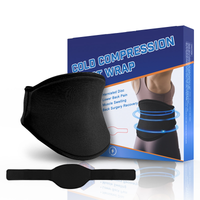 Compresse de gel réutilisable chaude et froide pour soulager les douleurs lombaires, thérapie chaud-froid, soutien du bas du dos