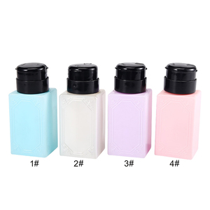 220ml <b>Nail</b> Press Pump Dispenser Bottle Empty Plastic Portable Polish Remover Cleaner Acetone Salon Manicure Tool Refillable - Product Image 6