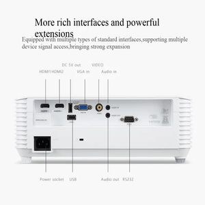 <span class=keywords><strong>Projecteur</strong></span> intelligent <span class=keywords><strong>Acer</strong></span> DF608A 1080P pour le bureau 4200  Mise en miroir d'écran sans fil Lecture directe USB, Vidéoconférence prise en charge - Product Image 3
