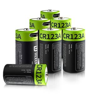 Batería de Litio Recargable IILEER OEM CR123A de 1850mWh, 3.7V 500mAh, 1200 Ciclos, Celda de Descarga de Alta Velocidad con Puerto Tipo C - Product Image 1