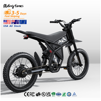 Ridingtimes GT73 pour les États-Unis 2400W pour l'UE 250W Vélo électrique tout-terrain avec pneus tout-terrain 48V Vélo de montagne électrique
