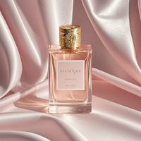 Flacon de parfum de luxe vide en verre carré à sertir de 30 ml, 50 ml, 100 ml, 120 ml avec logo personnalisé, sérigraphie et diffuseur à bâtonnets