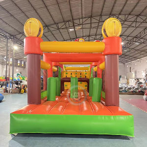 Parcours d'obstacles gonflable commercial à thème <span class=keywords><strong>Mario</strong></span>, avec toboggan - Product Image 2