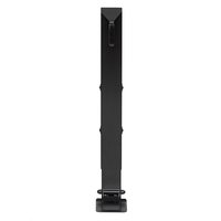 Support de rangement pour sacs coulissant stable JH-Mech, compatible multi-tailles, protection murale, élégant, en acier carbone noir