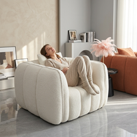 Ensemble de canapés modulaires pliables en tissu au design minimaliste avec rembourrage en éponge, écologique et durable pour hôtel et salon