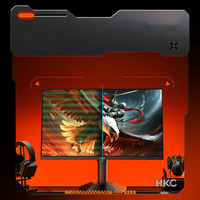 Écran d'ordinateur Galaxy V7 27 pouces 2K 320Hz à taux de rafraîchissement élevé FastIPS avec support rotatif et réglable en hauteur