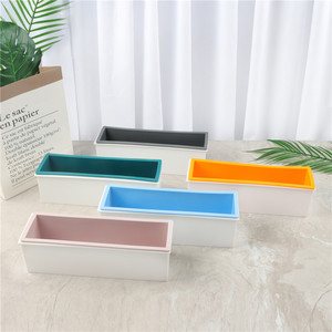 BPA Miễn Phí Hình Chữ Nhật Silicone Bánh Và Bánh Mì Nướng Khuôn Với Nắp Handmade Xà Phòng Loaf Khuôn Mẫu Cho Xà Phòng Làm Bánh Công Cụ - Product Image 1