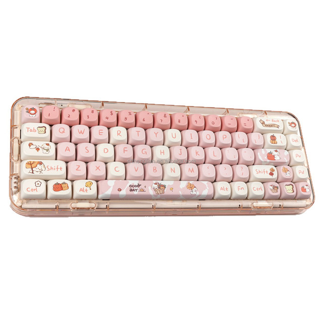 Custom Dye Sublimation Pbt Keycaps Blank White for Mechanical Keyboard Supplier