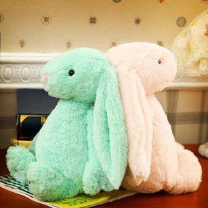 Jouet en peluche lapin personnalisé en gros, haute qualité, mignon, en coton PP, rembourré, oreilles longues 30-70cm, lapin de Pâques - Product Image 4