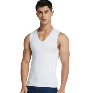 Gym Stringer Tank Top OEM Logo Plain Sport Body Building Fitness Running Cotton Blank Custom Mens XXL Customized Spandex Anti