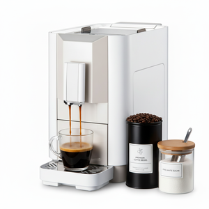 Máquina Automática <span class=keywords><strong>para</strong></span> Preparar Café con Contenedor <span class=keywords><strong>de</strong></span> Granos <span class=keywords><strong>de</strong></span> 250g, 75 a 90 ℃   Cafetera Espresso con Temperatura Ajustable - Product Image 1