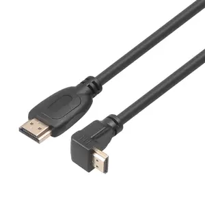 270度弯头直角适用于PS4电脑连接到电视机顶盒投影仪HDMI电缆