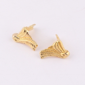 珠宝盒配件用合金金属木盒边脚护角 - Product Image 1