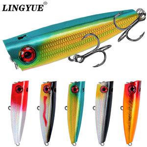 Leurre artificiel flottant en acier inoxydable pour lancer à longue distance, leurre réaliste pour la pêche au popper - Product Image 5