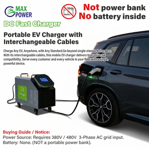 Chargeur rapide portable pour véhicule électrique 20 kW DC, haute qualité OEM ODM, entrée <span class=keywords><strong>d</strong></span>'alimentation CA triphasée 480 V, station <span class=keywords><strong>de</strong></span> charge mobile GBT - Product Image 4