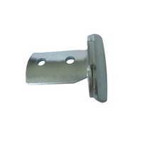 Serrure de porte en acier roulante, 1 pièce, vitre de volet roulant, embout métallique
