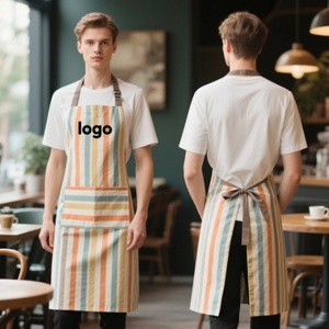Kids Women Men Denim Waterproof <b>Aprons</b> Kitchen Chef <b>Apron</b> Custom logo <b>Apron</b> for Beauty Salon Hairdresser Barber <b>Work</b> - Product Image 2