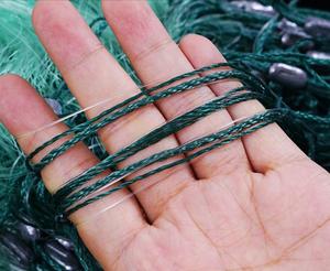 Tùy Chỉnh Duy Nhất-Hai Lớp 3-Lớp Nylon Lưới Câu Cá Guốc <span class=keywords><strong>Net</strong></span> 0.8M-1.8M Chiều Cao 10M-100M Chiều Dài Làm Từ PP Cho Đúc Lưới Đánh Cá - Product Image 6