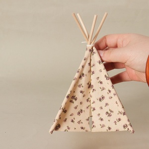 XR Accessori per Casa delle Bambole in Tessuto Fatti a Mano, <span class=keywords><strong>Mini</strong></span> Tenda Simulata, Oggetti in Miniatura per Scenari, Giocattoli per Campeggio e Picnic - Product Image 4