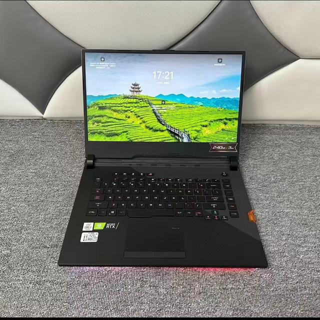 15.5 Inch Used Gaming Laptop ROG Strix SCAR 3 Rtx2070 I7-9750H 6 Cores 16GB RAM SSD 240Hz Display English Keyboard Windows 10