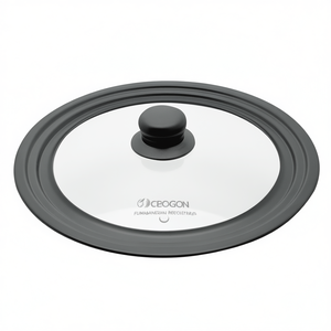 Tapa Multifuncional ELO con Vidrio y Asa Negra para Sartenes - Product Image 2