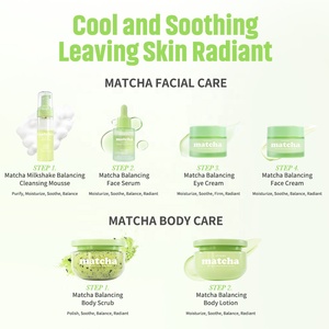 Custom Matcha Niacinamide Face Body Skincare Balancing Purify Soothe Acne <strong>Skin</strong> Care Set - Product Image 4